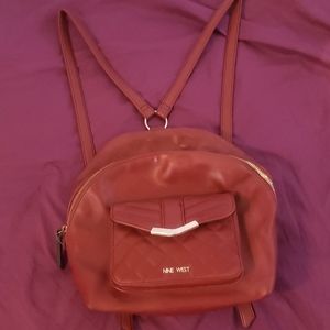 Nine west crochet vegan leather backpack